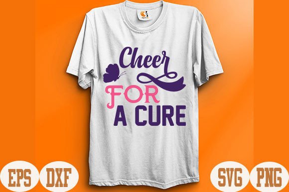 Breast Cancer T-shirt Design, Cheer for Afbeelding T-shirt Designs Door Digital Art Gallery