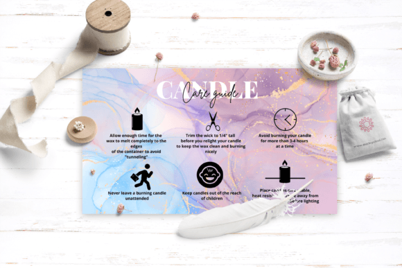 Candle Care Canva Template