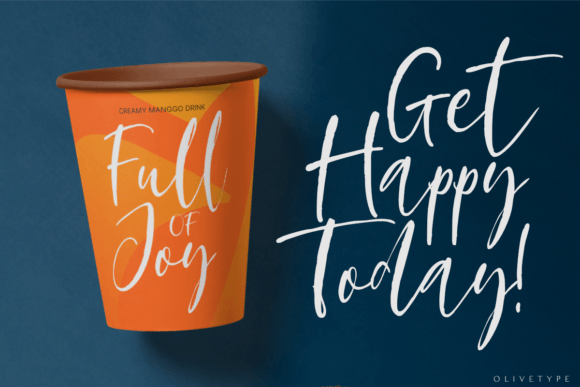 Cheesy Broccoli Font - Preview 1