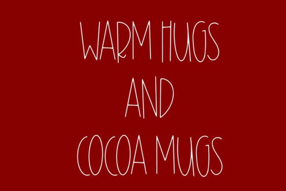 Cocoa Mug Font - Preview 2
