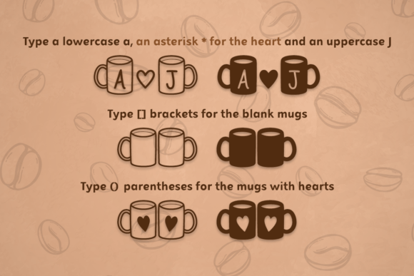 Coffee Mugs Font - Preview 3