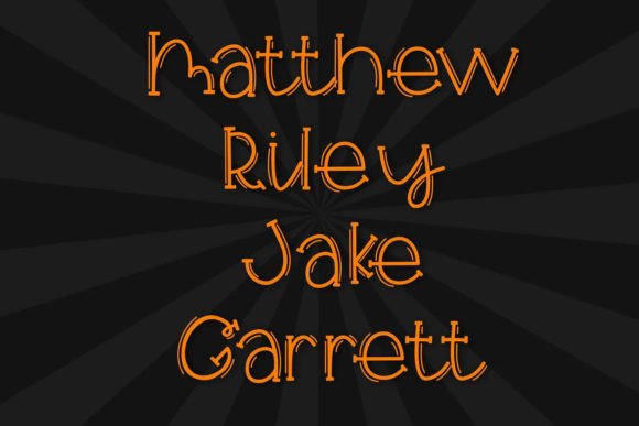 Crazy Shake Font - Preview 2