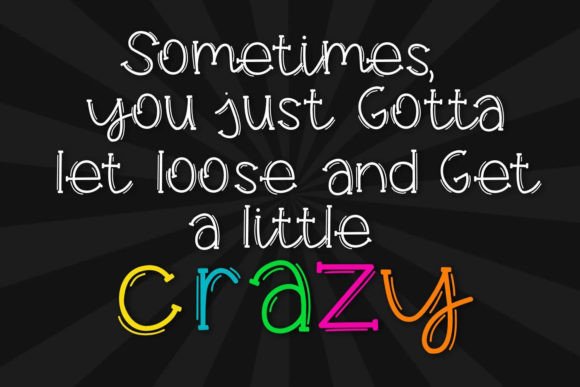 Crazy Shake Font - Preview 4