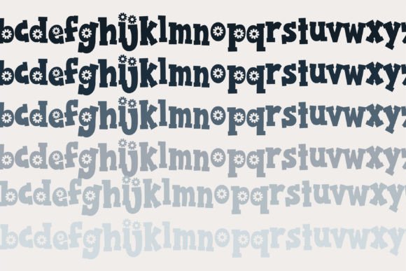 Daisyfoot Font PNG with transparent background - Preview 4