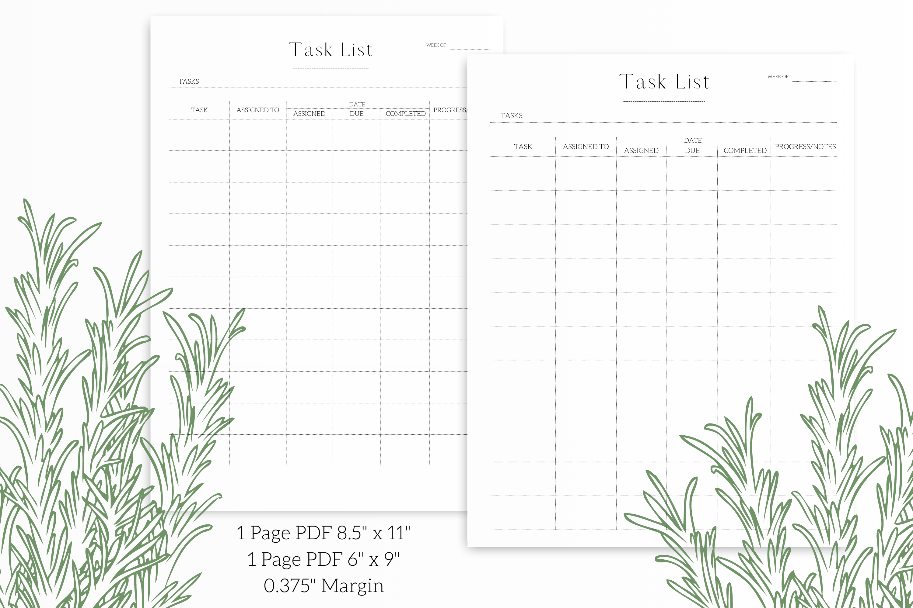 Employee Task List Tracker | Assignment Graphic by Xpression Design ...