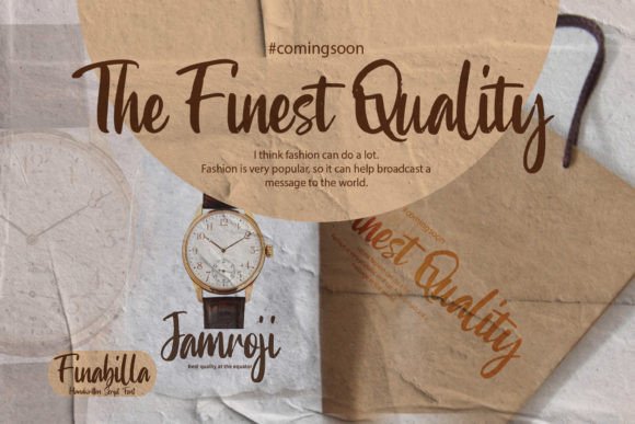 Finabilla Font - Preview 2