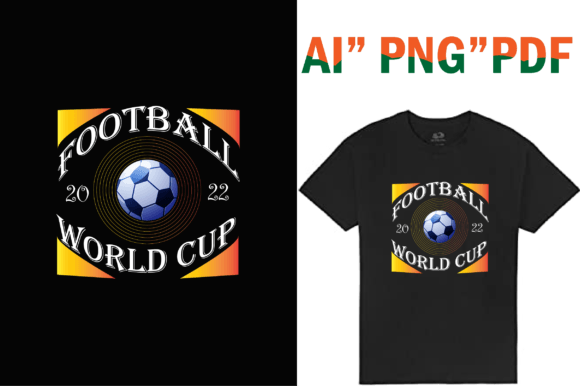 Football World Cup T-shirt Design Graphic Logos By A F Smart Store