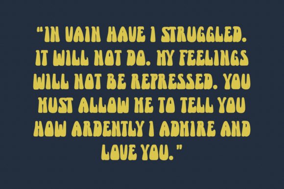 High Romantic Font - Preview 1