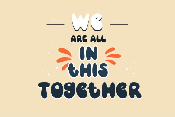 Hippy Font PNG with transparent background - Preview 1