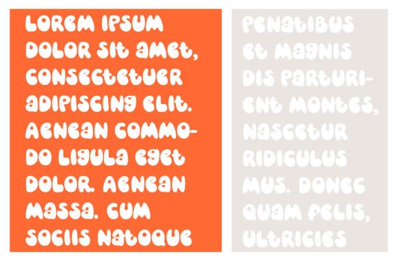 Hippy Font PNG with transparent background - Preview 3