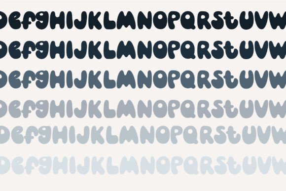Hippy Font PNG with transparent background - Preview 4