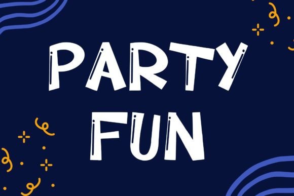 Quick Funny Font PNG with transparent background - Preview 3