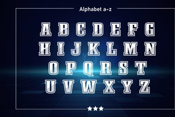Racket Font PNG with transparent background - Preview 2