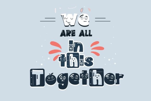 School Box Font PNG with transparent background - Preview 1