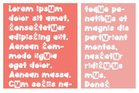 School Box Font PNG with transparent background - Preview 3