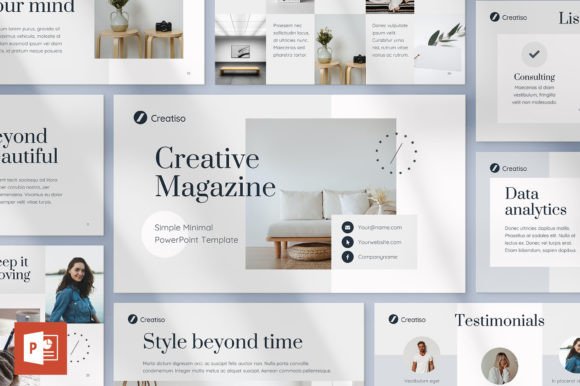 Simple Minimal PowerPoint Template