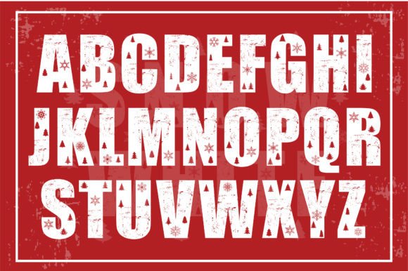 Snow White Font PNG with transparent background - Preview 1