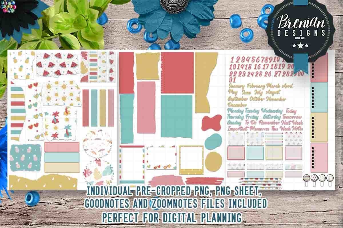 Summer Fun Bullet Journal Graphic by Bren Wotherspoon · Creative Fabrica