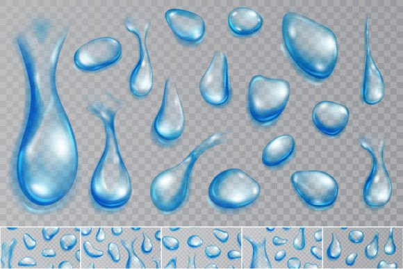 Blue Abstract Wavy Pattern. Graphic by 31moonlight31 · Creative Fabrica