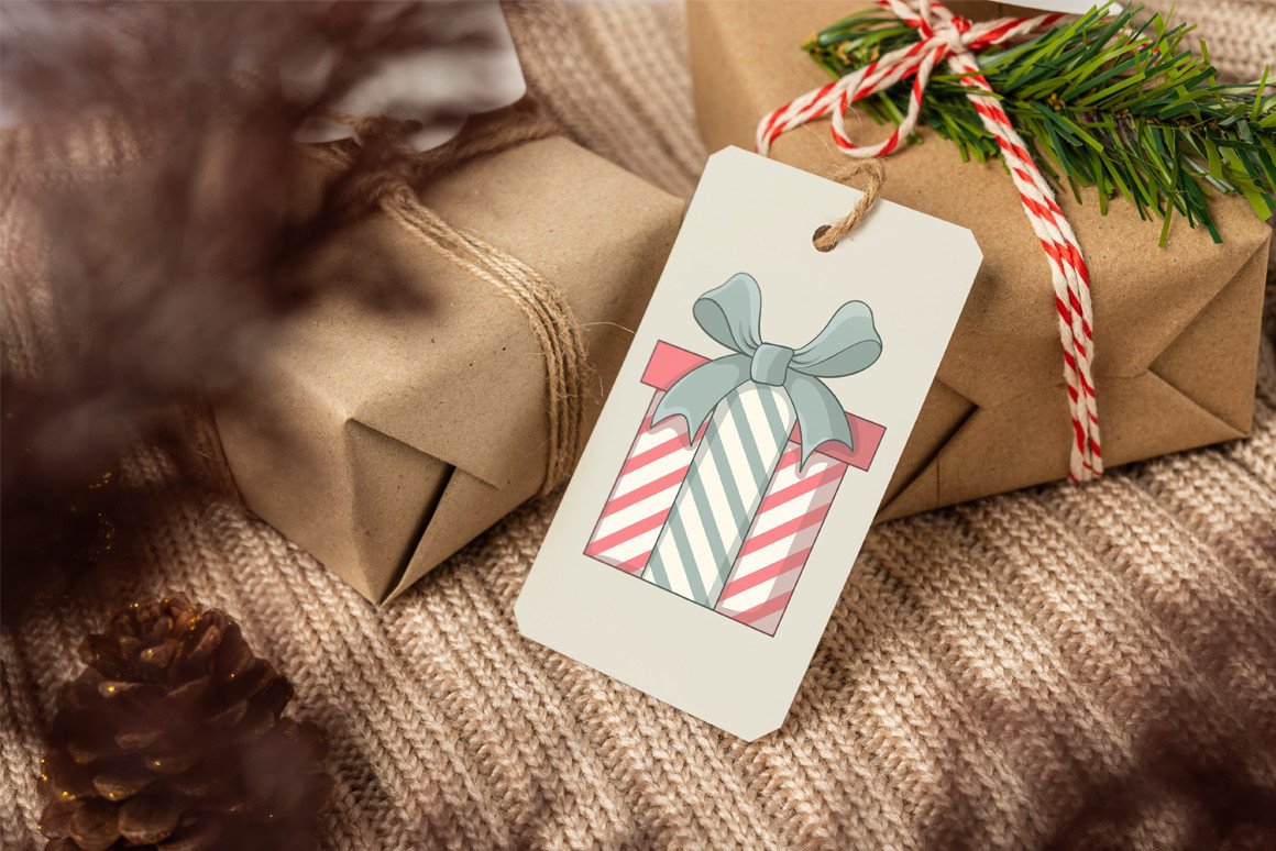 Vector Christmas Gifts Cliparts - photo 2