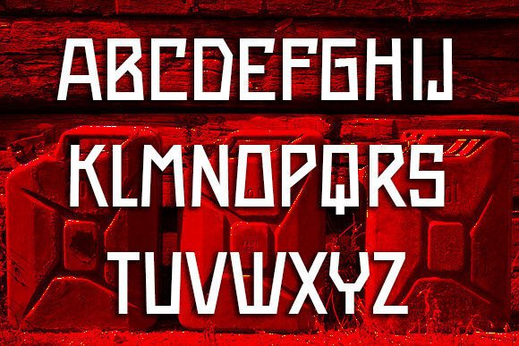 Benzintank Font - Preview 1