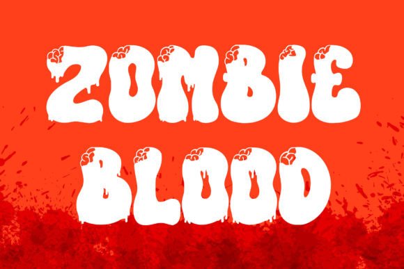 Bloody Brains Font - Preview 1