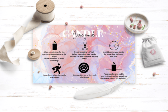 Candle Care Canva Template