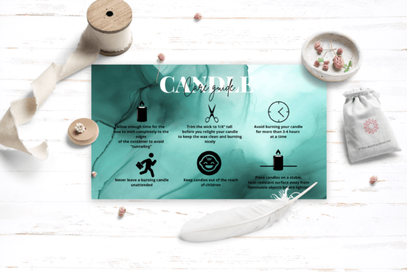 Candle Care Canva Template