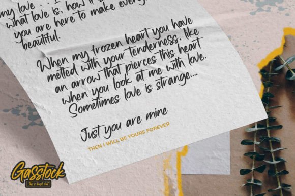 Gasstock Font PNG with transparent background - Preview 4