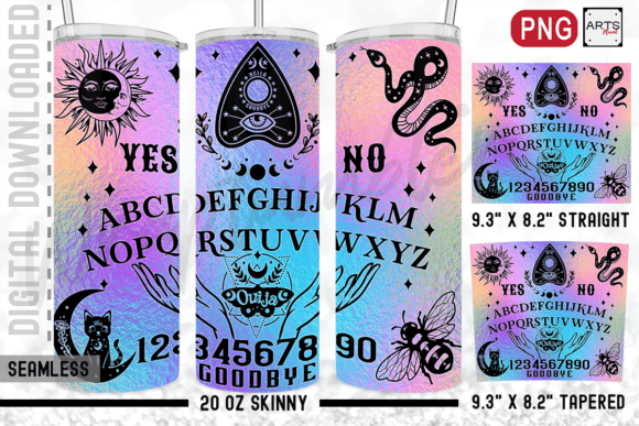 Halloween Ouija Board 20oz Sublimation 2