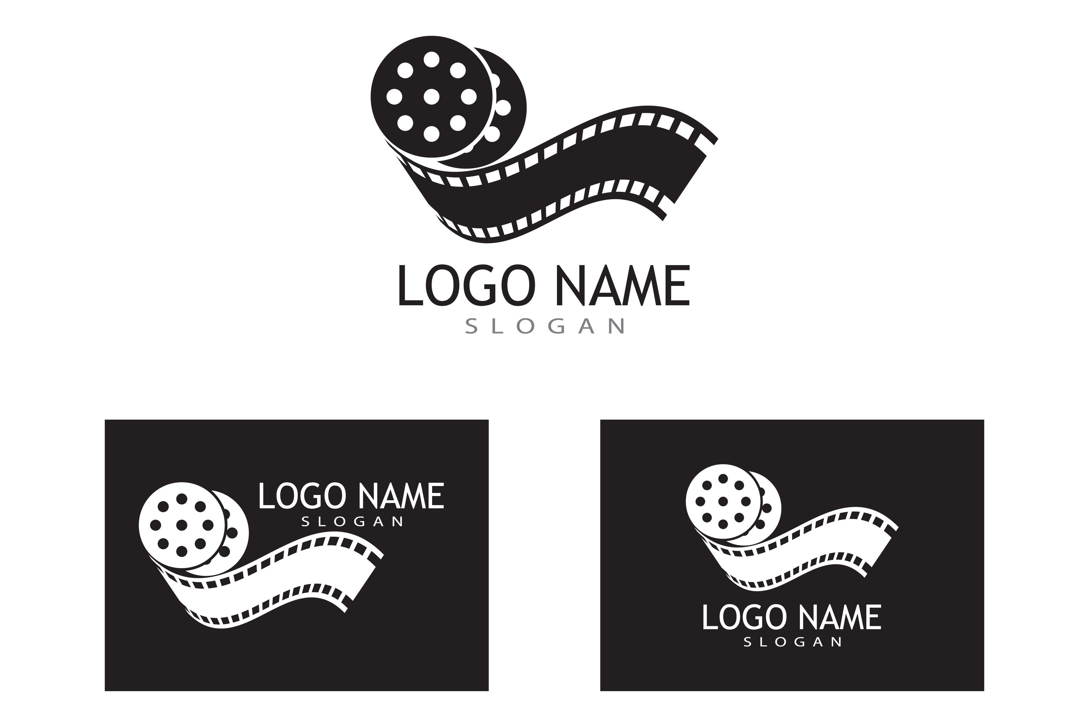 Movie Film Cinema Logo Vector