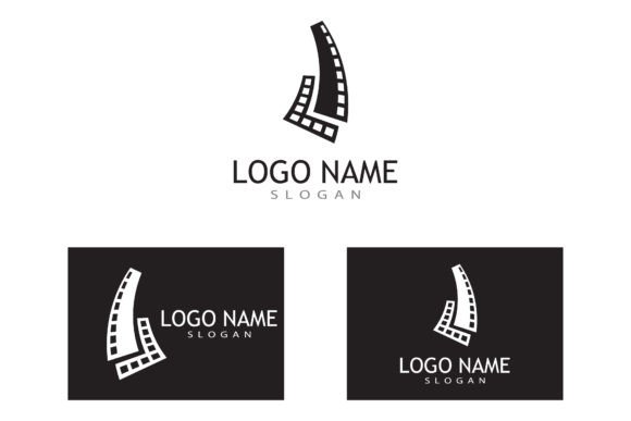 Movie Film Cinema Logo Vector