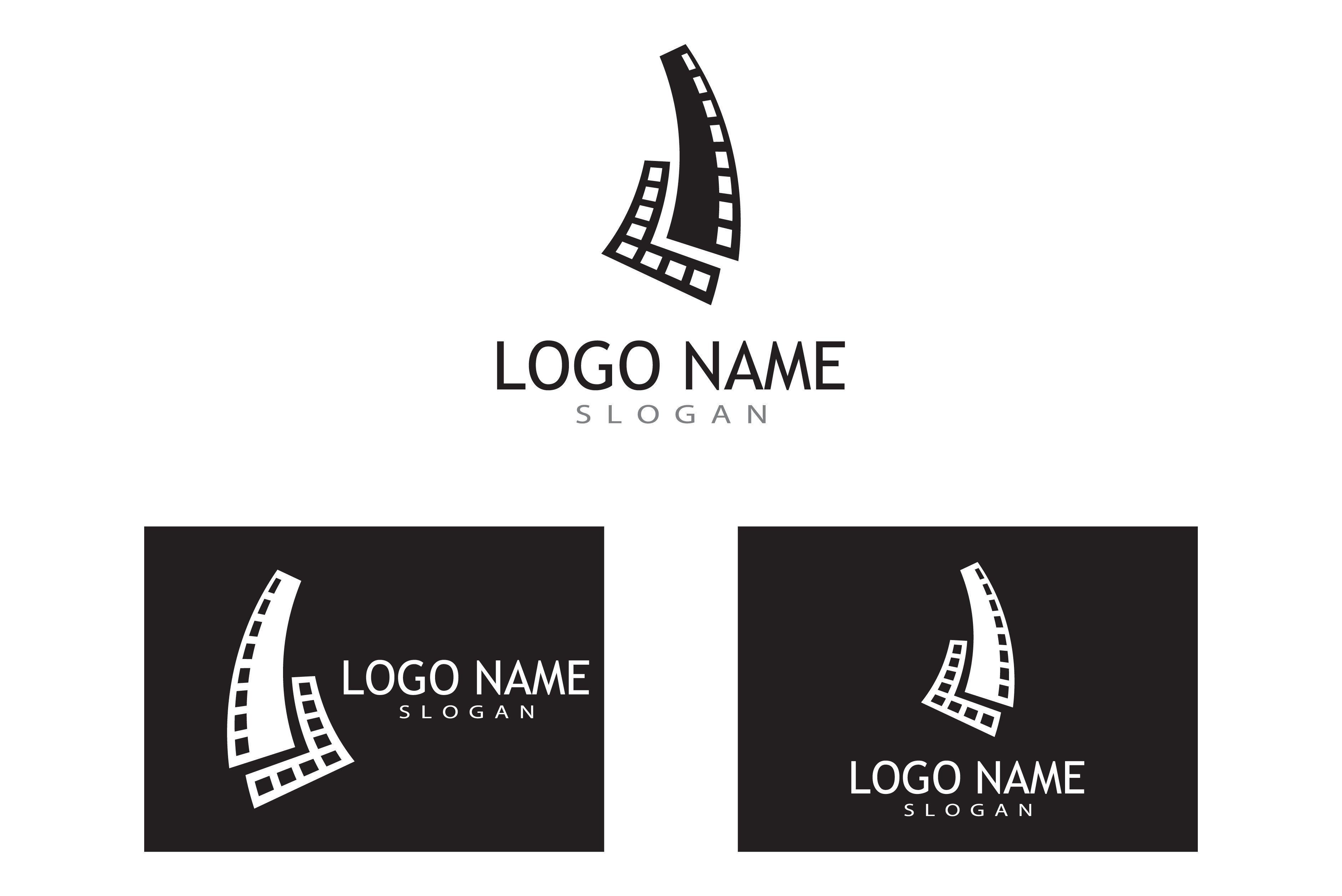 Movie Film Cinema Logo Vector