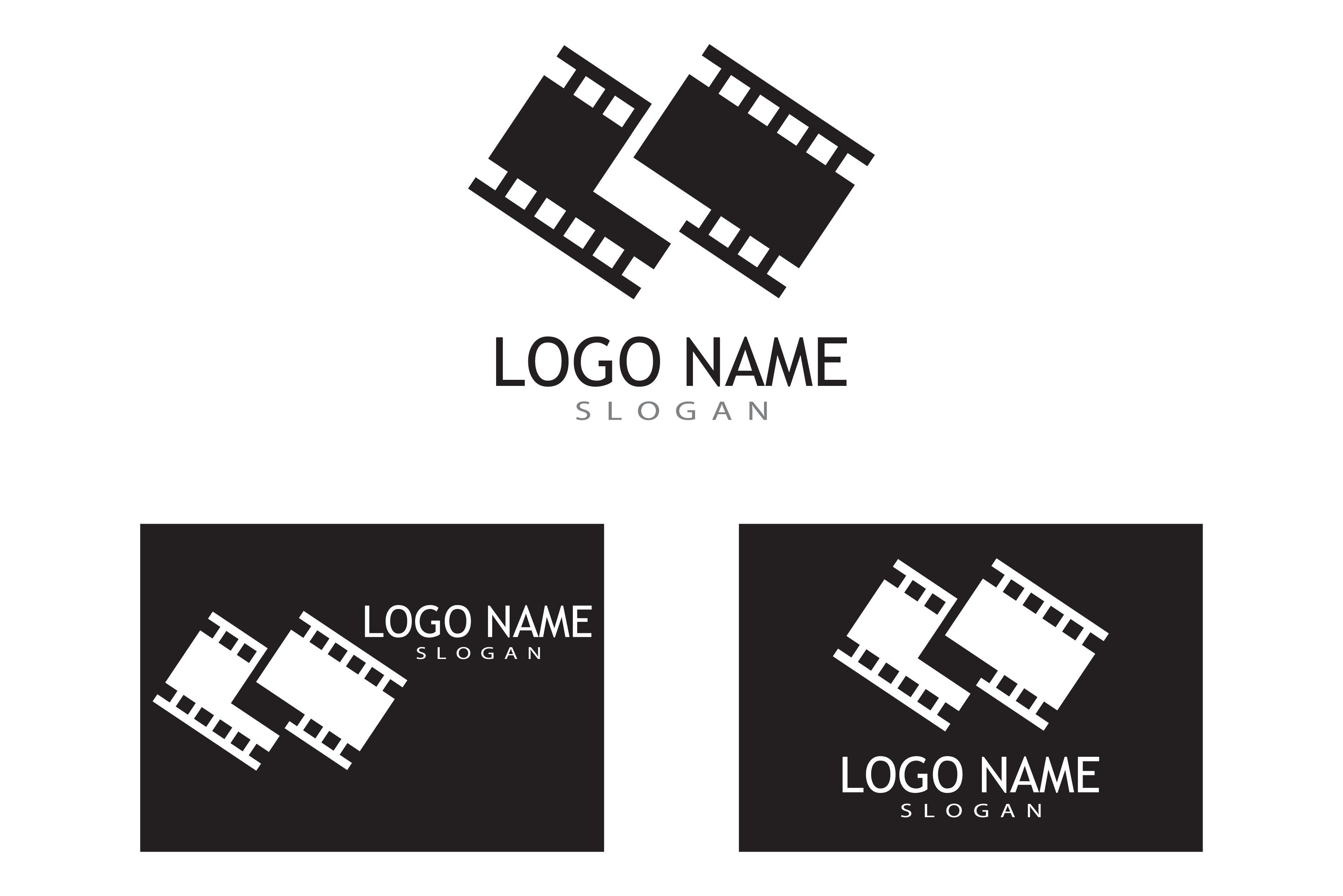 Movie Film Cinema Logo Vector