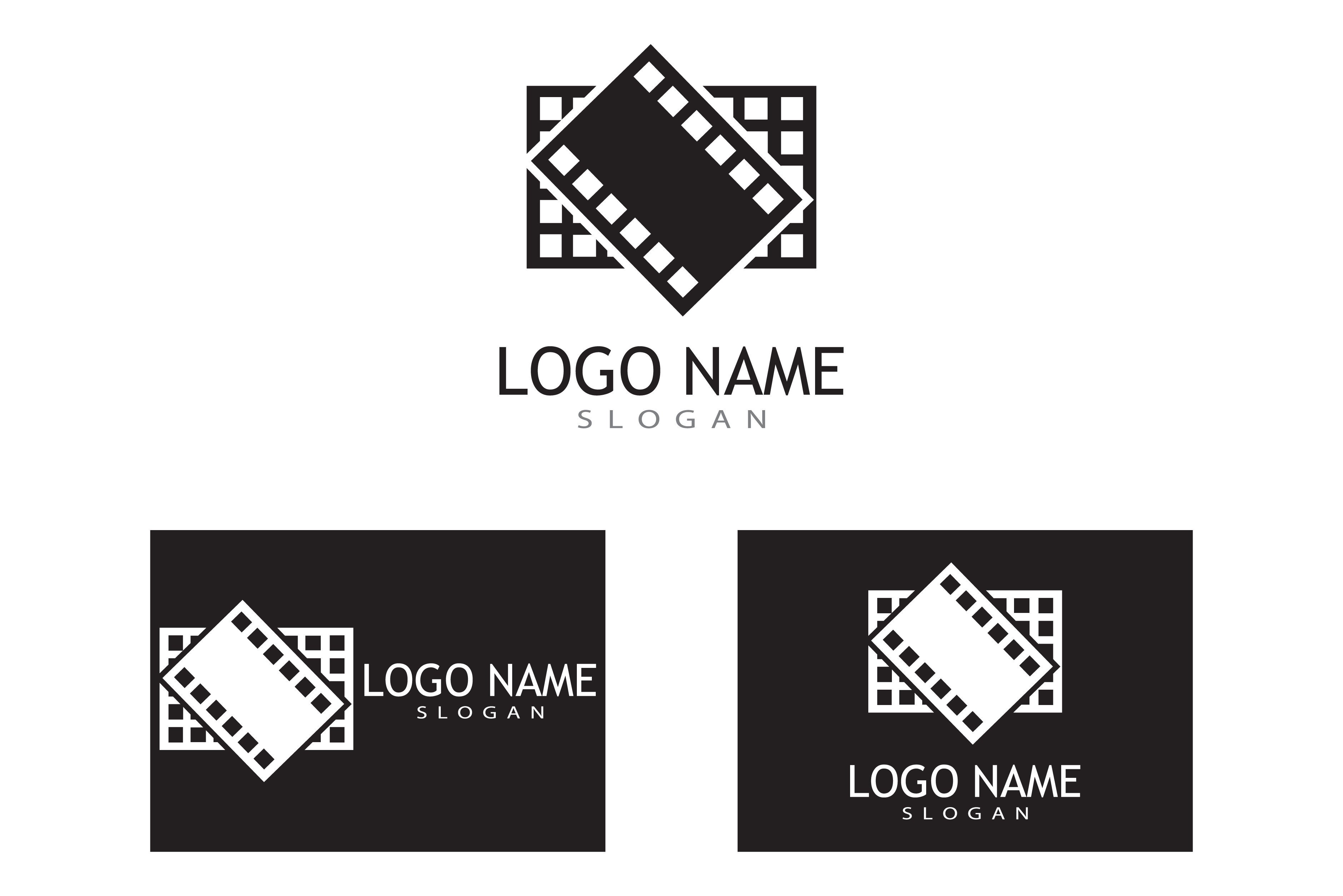Movie Film Cinema Logo Vector