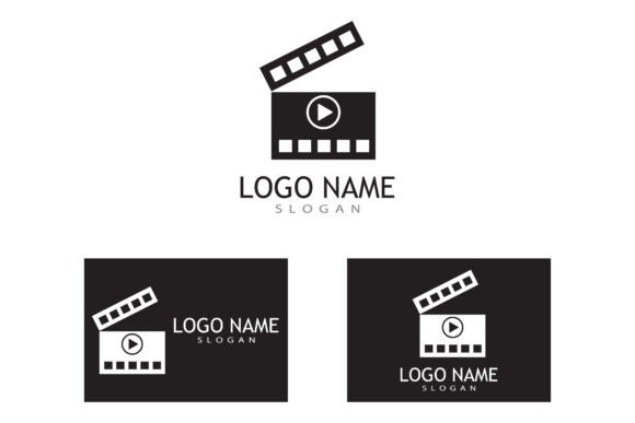 Movie Film Cinema Logo Vector