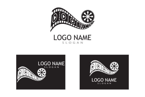 Movie Film Cinema Logo Vector