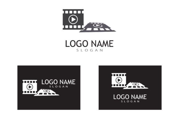 Movie Film Cinema Logo Vector