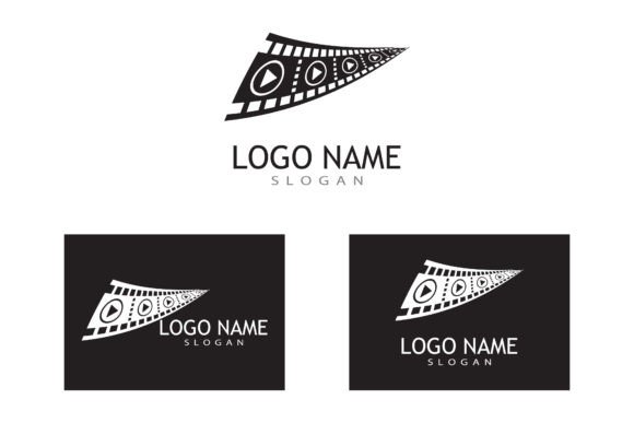 Movie Film Cinema Logo Vector