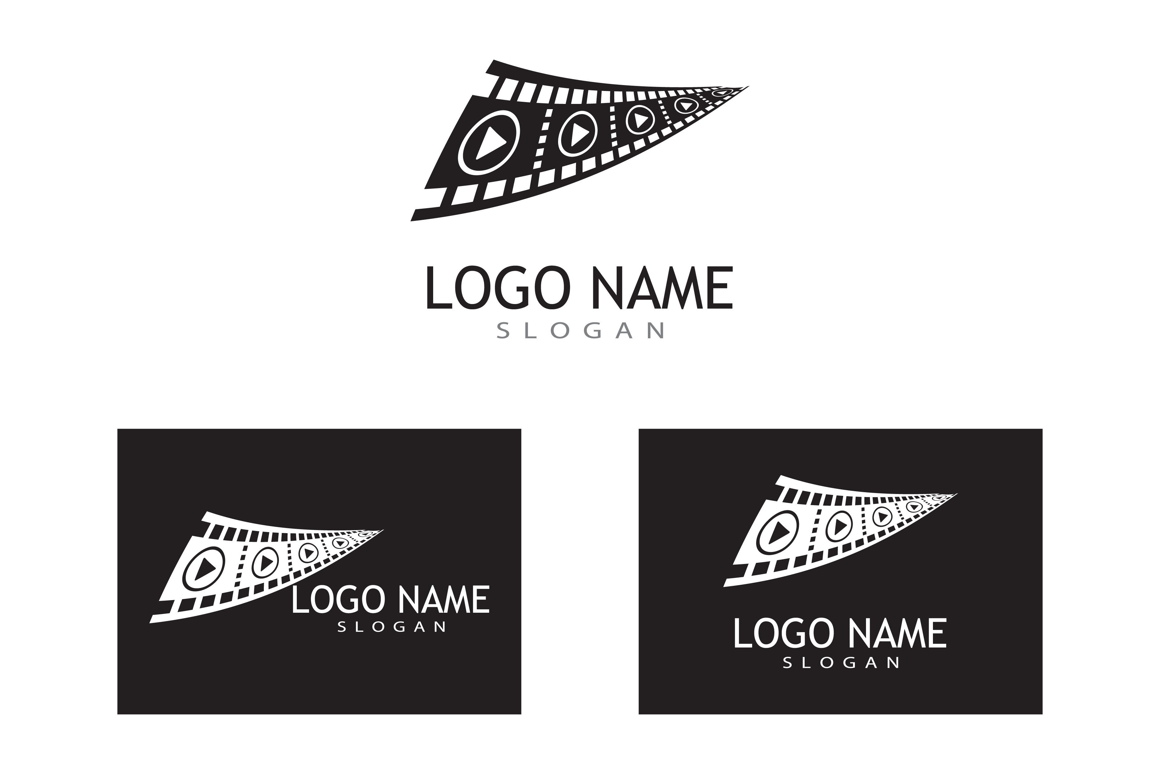 Movie Film Cinema Logo Vector