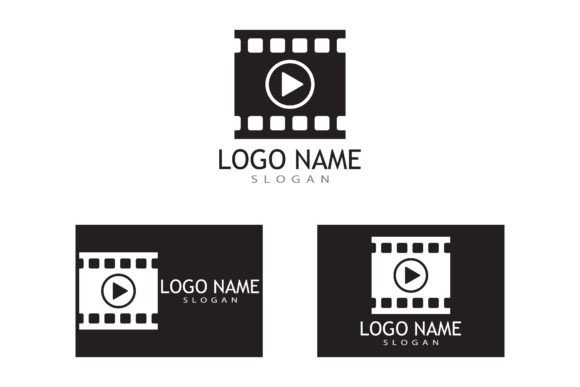 Movie Film Cinema Logo Vector