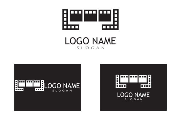 Movie Film Cinema Logo Vector