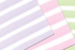 Thick Watercolor Stripes Digital Paper Graphic by Luv Bijou · Creative ...