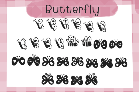 Butterfly Font - Preview 1