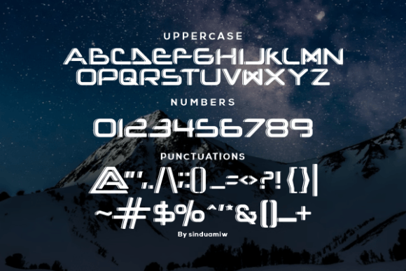 Ecees Font - Preview 1