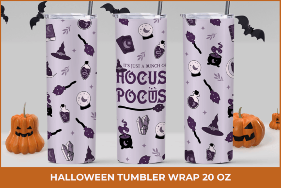 Halloween Sublimation Tumbler Wrap