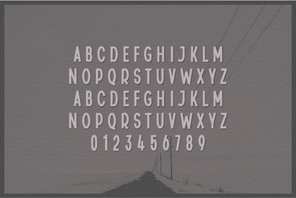 Patchwork Font PNG with transparent background - Preview 1