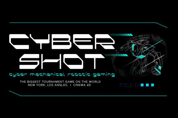 Robatec Font PNG with transparent background - Preview 3