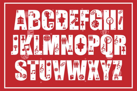 Back to School Font - Preview 1