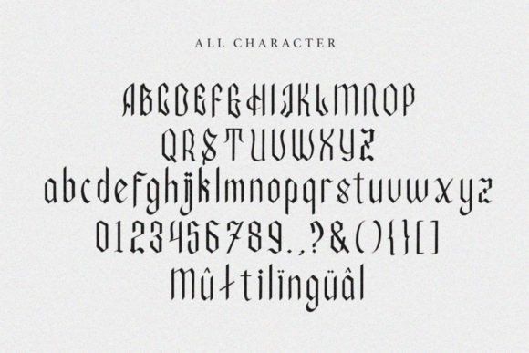 Black Stock Font - Preview 1